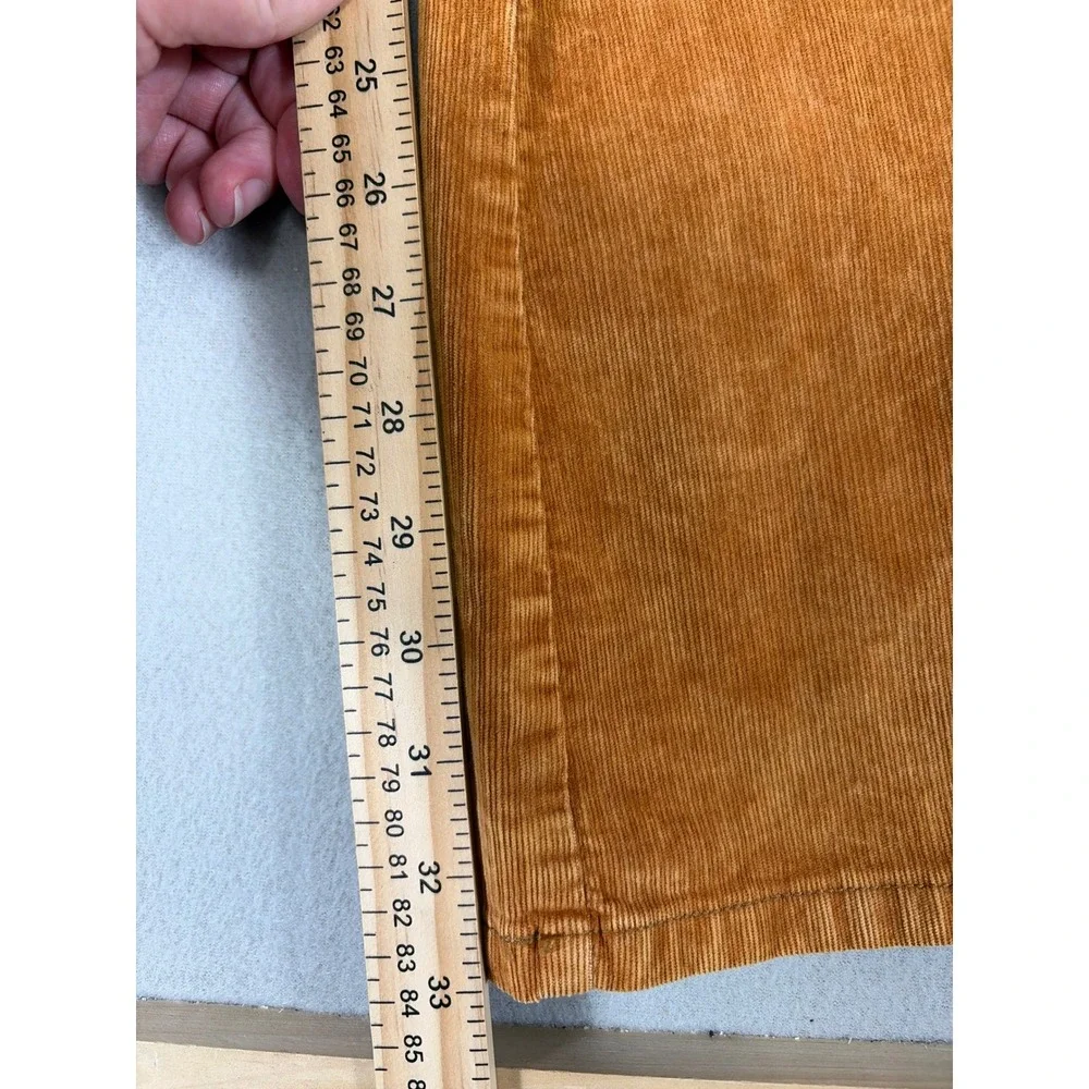 We The Free People Corduroy Flare Pants Brown Boho Bell Bottoms 25 OB1041909 - Picture 3 of 12